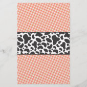 Farm Animals Baby shower raad prijs juist spel (Achterkant)