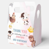 Farm Animals Barnyard Balloon Verjaardag Party fot Bedankdoosjes (Geopend)