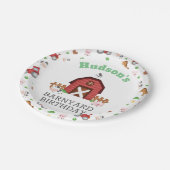 Farm Animals Barnyard Birthday Party - GLS Papieren Bordje (Gekanteld)