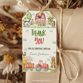 Farm Animals Barnyard Birthday Party Thank You Cadeaulabel