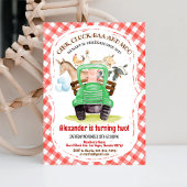 Farm Animals Barnyard Boy Barn Party Boerderij Ver Kaart