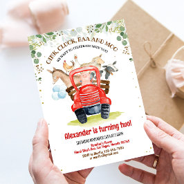 Farm Animals Barnyard Boy Barn Party Boerderij Ver Kaart