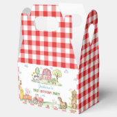 Farm Animals Barnyard Kids Birthday Favor Boxes Bedankdoosjes (Geopend)