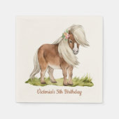 Farm Animals Barnyard verjaarfeest Napkins Servet (Voorkant)