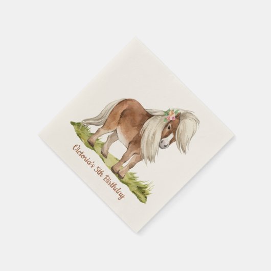 Farm Animals Barnyard verjaarfeest Napkins Servet (Hoek)