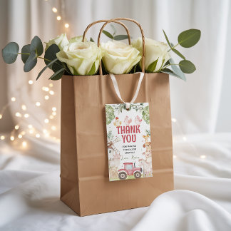 Farm Animals Birthday Favor Tags Cadeaulabel