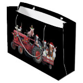 Farm Animals Christmas Truck Country Tractor Xmas Groot Cadeauzakje (Achterkant Gekanteld)