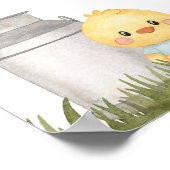 Farm Animals, Cute Animals, Baby Shower Welcome Poster (Hoek)