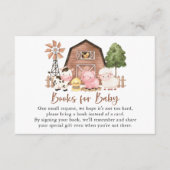 Farm Animals, Cute Animals, Barn, Books For Baby Informatiekaartje (Voorkant)