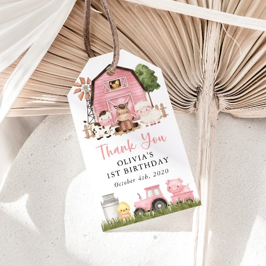 Farm Animals, Cute Animals, Barn, First Birthday Cadeaulabel