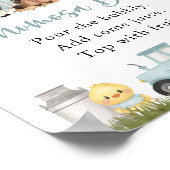 Farm Animals, Cute Animals, Blue Barn, Momosa Bar Poster (Hoek)