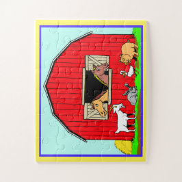 Farm Animals en Barn, 30 stuks kinderpuzzel Legpuzzel