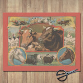 Farm Animals Ephemeral and Decoupage Tissuepapier