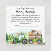 Farm Animals Green Tractor Baby Bump Game Informatiekaartje (Voorkant)