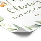 Farm Animals Greenere 2e verjaardag Poster (Hoek)