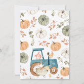 Farm Animals Herfst Verjaardag Kaart (Achterkant)