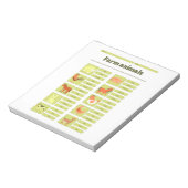 Farm Animals Identification Educational Worksheet Notitieblok (Linkerzijde)