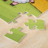 Farm Animals Kids Puzzle | Cute Cow Pig Sheep Chic Legpuzzel (Zijkant)
