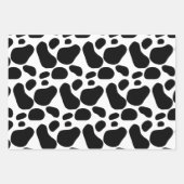 Farm Animals & Koe Pattern Pink Birthday Inpakpapier Vel (Voorkant 2)