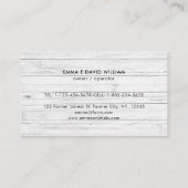 Farm Animals Koe Varkens Waterverf Visitekaartje (Achterkant)