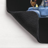 Farm Animals Koe Varkensgeit Boerderij Truck Ameri Muismat (Hoek)