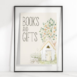 Farm Animals Meadow Baby shower Boeken Geschenken  Poster