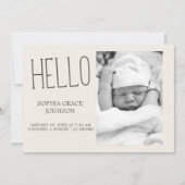 Farm Animals Meadow Friends Baby aangekondigd Kaart (Voorkant)