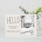 Farm Animals Meadow Friends Baby aangekondigd Kaart (Staand voorkant)