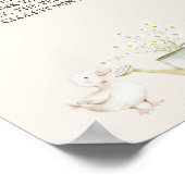 Farm Animals Meadow Friends Baby shower Spelbord Poster (Hoek)