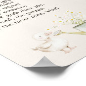 Farm Animals Meadow Friends Baby shower Spelbord Poster (Hoek)