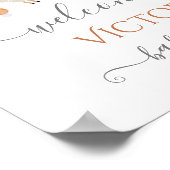 Farm Animals Mobile Baby shower Welcome Sign Poster (Hoek)