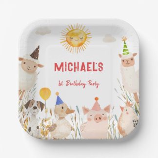 Farm Animals Paper Bord