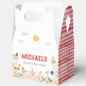 Farm Animals Party Favoriet Box Bedankdoosjes (Open)