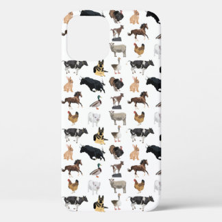 Farm Animals Patroon Case-Mate iPhone Case