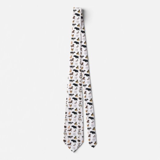 Farm Animals Patroon Stropdas (Voorkant)