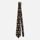 Farm Animals Pattern Neck Tie Stropdas (Voorkant)