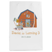 Farm Animals Verjaardagsfeest Feest Favoriet Medium Cadeauzakje (Voorkant)