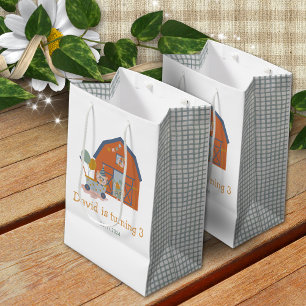 Farm Animals Verjaardagsfeest Feest Favoriet Medium Cadeauzakje