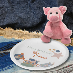 Farm Animals Verjaardagsfeest Kinder Papieren Bordje