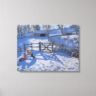 Farm at Elton near Rowsley 2008 Canvas Afdruk
