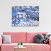Farm at Elton near Rowsley 2008 Canvas Afdruk (Insitu (Woonkamer))
