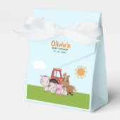 Farm Barnyard Baby Shower Bedankdoosjes (Voorkant Zijde)