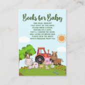 Farm Barnyard Baby Shower Informatiekaartje (Voorkant)