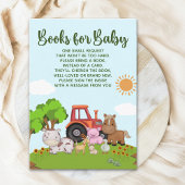 Farm Barnyard Baby Shower Informatiekaartje
