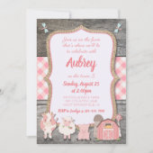 Farm Birthday Invitation Kaart (Voorkant)