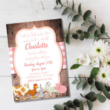 Farm Birthday Invitation
