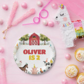 Farm Birthday Papieren Bordje (Feest)