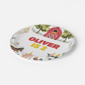 Farm Birthday Papieren Bordje (Gekanteld)