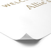 Farm Birthday Party Welcome Sign Poster (Hoek)