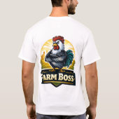 Farm boss roster  t-shirt (Achterkant)
